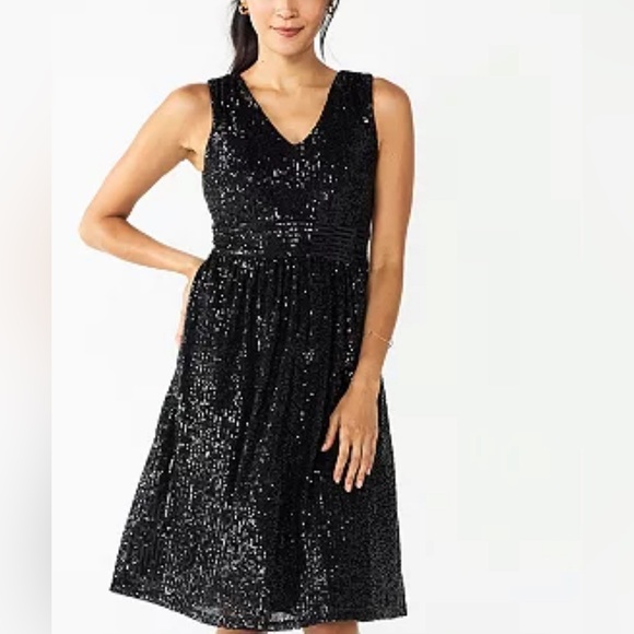 Draper James Dresses & Skirts - NBW- Draper James Black Sequin Dress